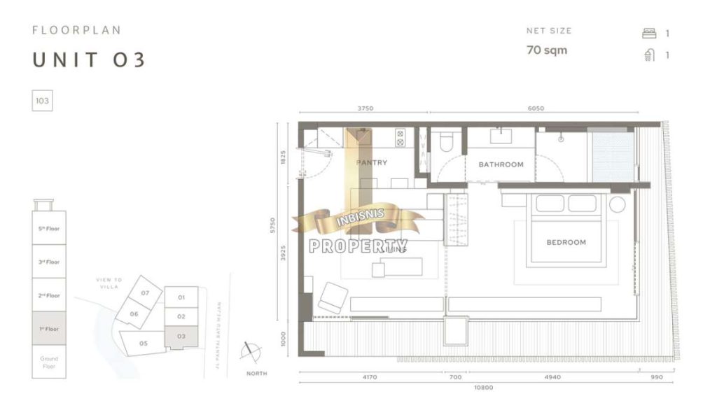 Floorplan Apartemnt Bali
